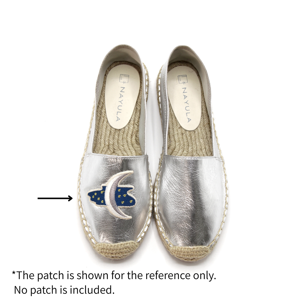 Slip on basic Espadrilles shoes #NA810 'Sun' [D.SILVER]