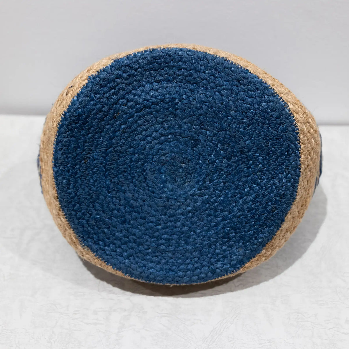 Round shape Vanity Tote bag #NA501S 'Rock' [BLUE]