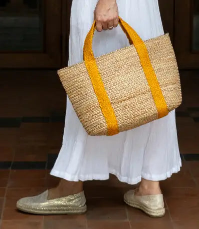 Sepatu slip-on espadrille #NA801 'Star' [GOLD PYTHON]