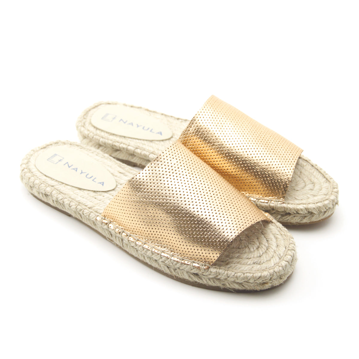 Sandal geser espadrille #NA803 'Ocean' [CHAMPAGNE GOLD]