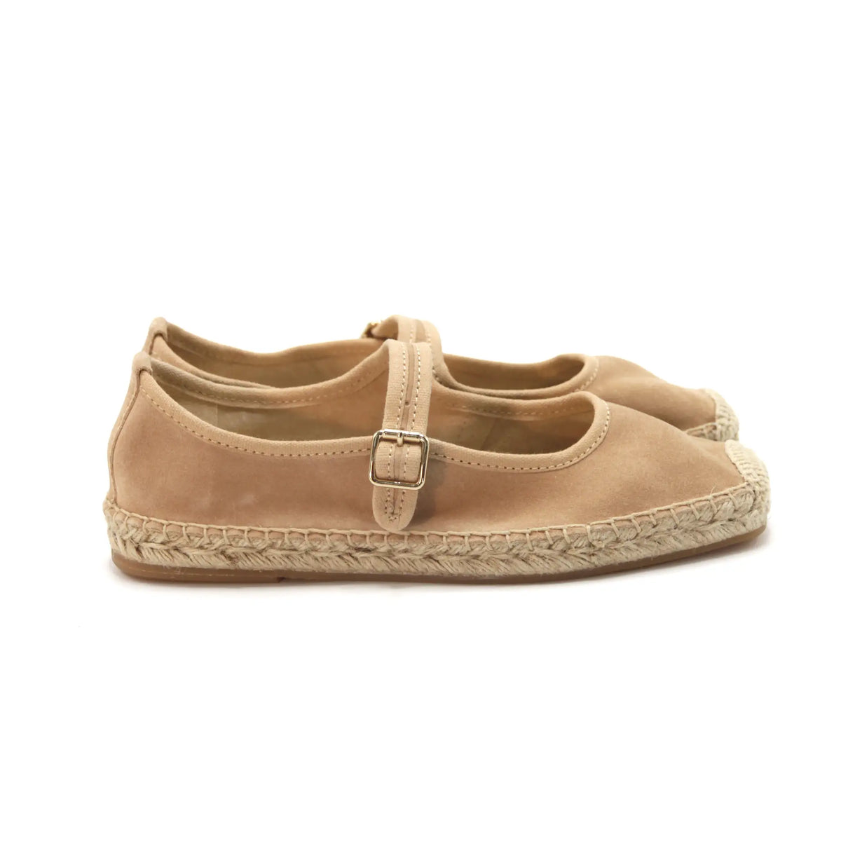 Square toe Mary Jane Espadrilles shoes #NA811 'Soil' [BEIGE]