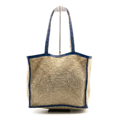 Jute Square crochet sholder bag #NA915 'River' [BLUE]