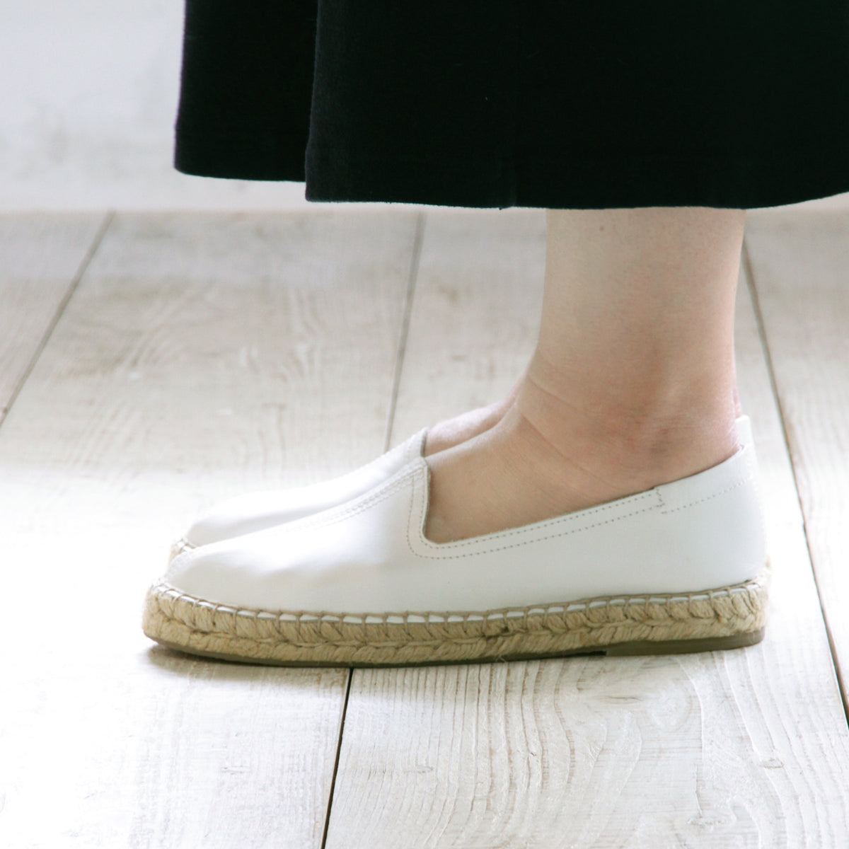 Sepatu slip-on espadrille #NA801 'Star' [D. GRAY]