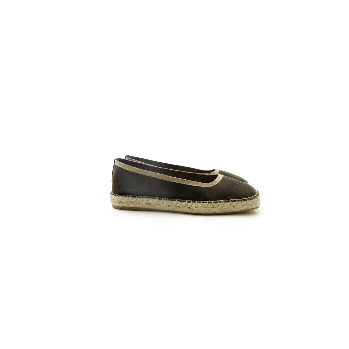 Square toe ballet flats espadrille #NA802 'Leaf' [D. GRAY]