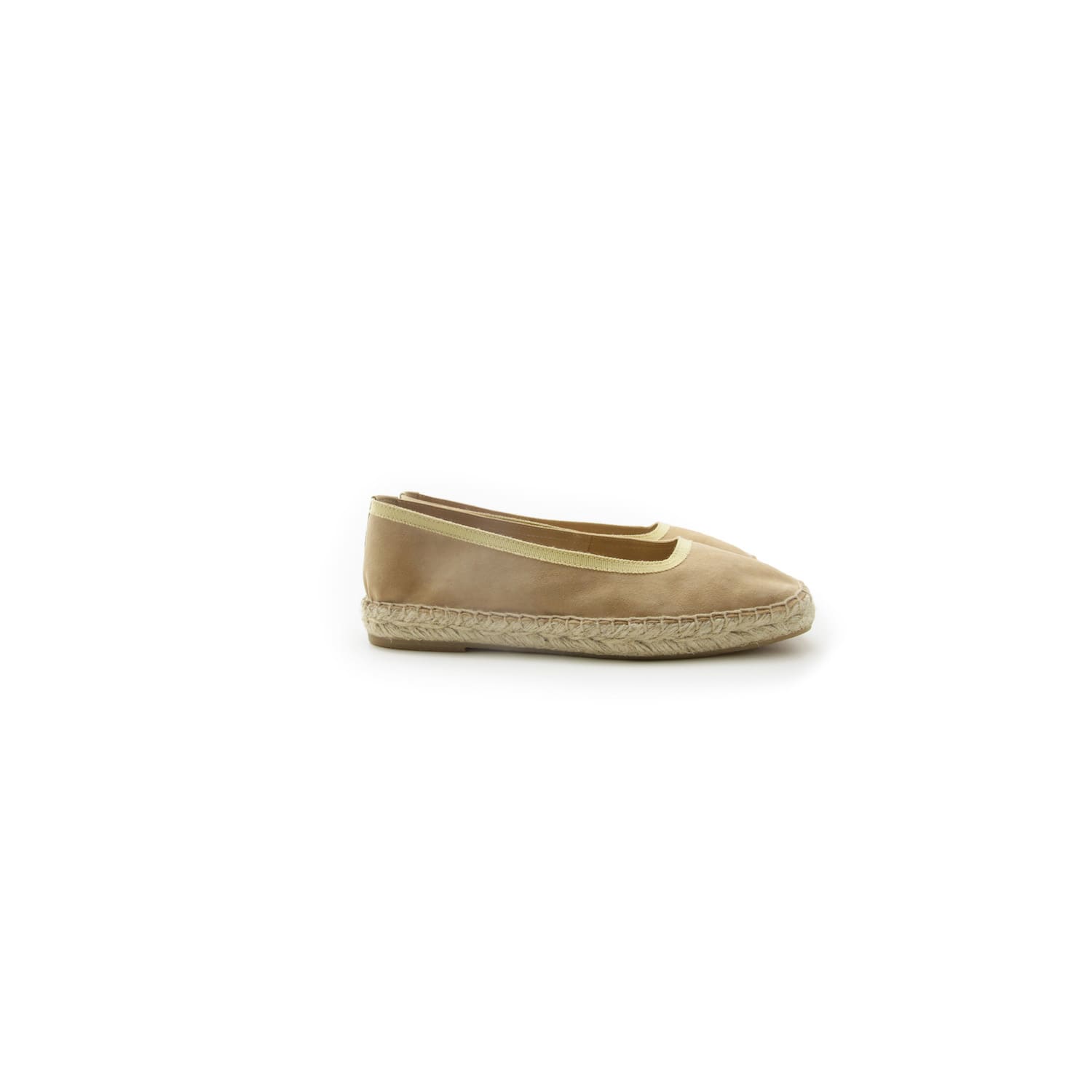 Gold on sale flat espadrilles