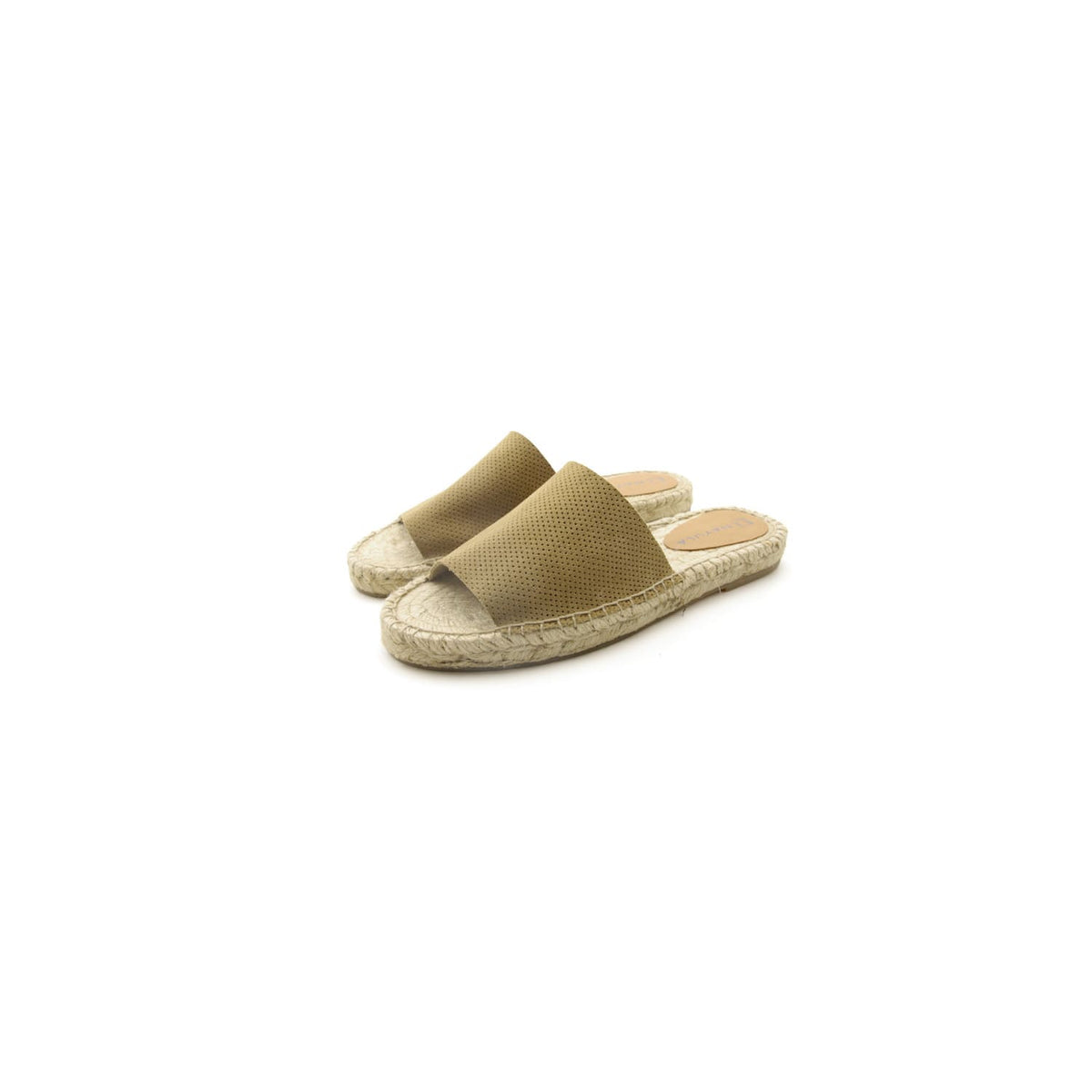 Slide sandals espadrille #NA803 'Ocean' [BEIGE]